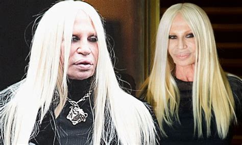 donatella versace funeral|donatella versace without make up.